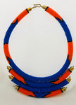 Naruki Abstract Beaded 3 Tier Statement necklace - Now Chase the Sun